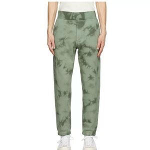 RAG & BONE Mens PROSPECT  Tie Dye Organic Cotton‎ Joggers Sweat Pants GREEN XXL